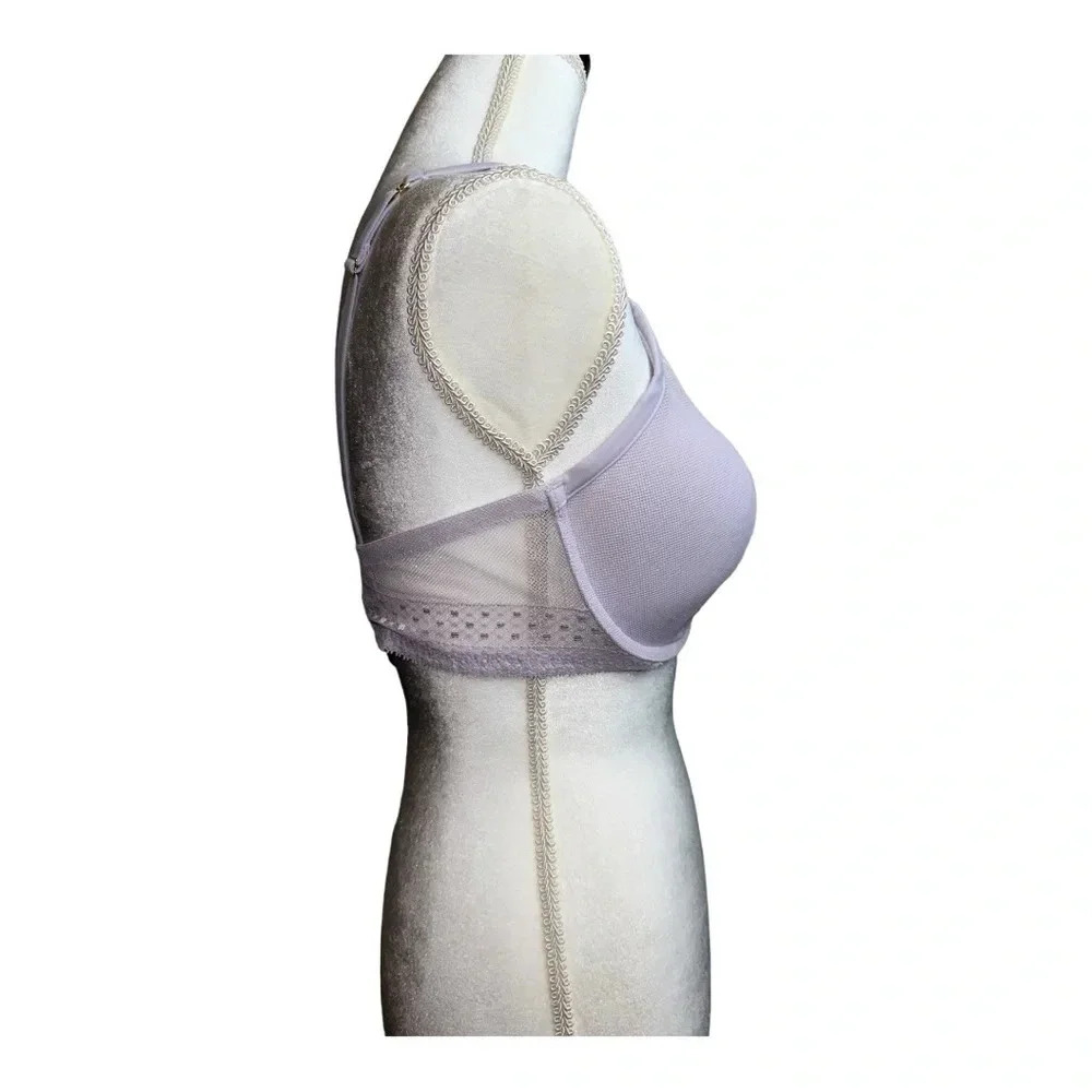 Victoria's Secret‎ Incredible by VS Padded Plunge Bra  Light Lilac 38D NWOT’s - Picture 4 of 10